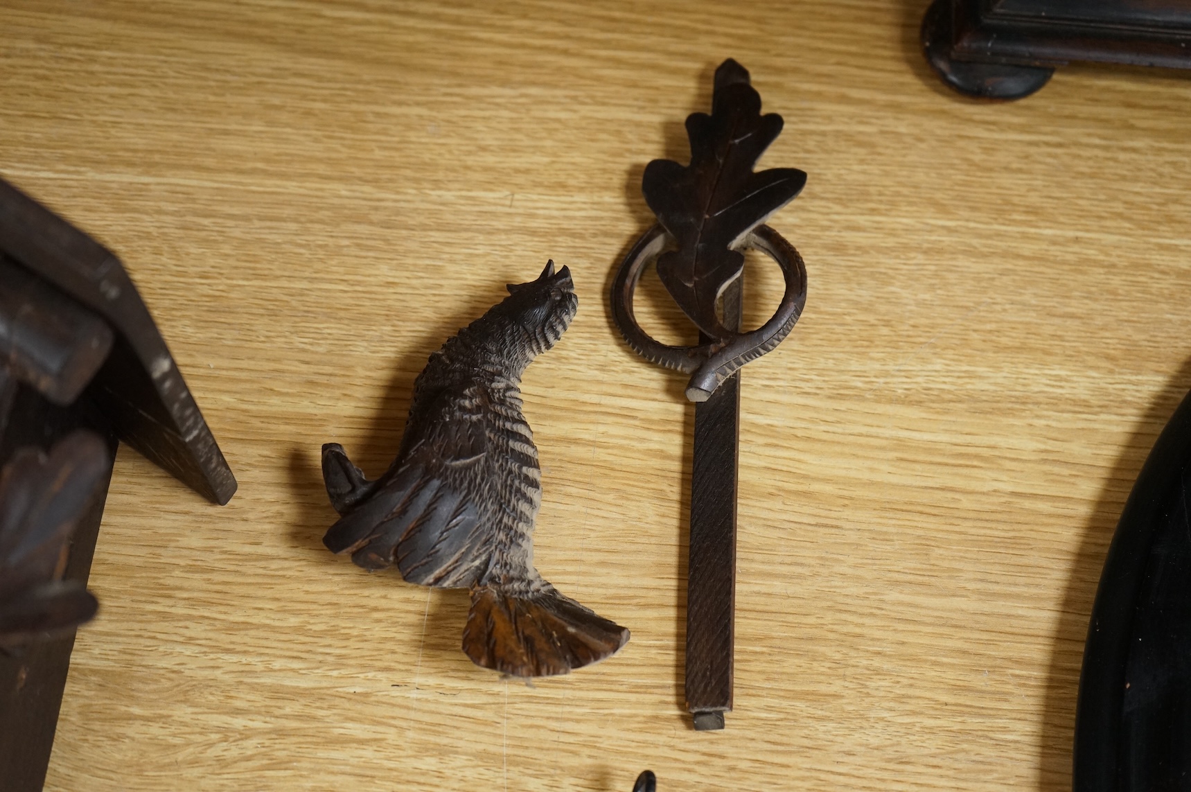 A late 19th century Black Forest Cuckoo clock